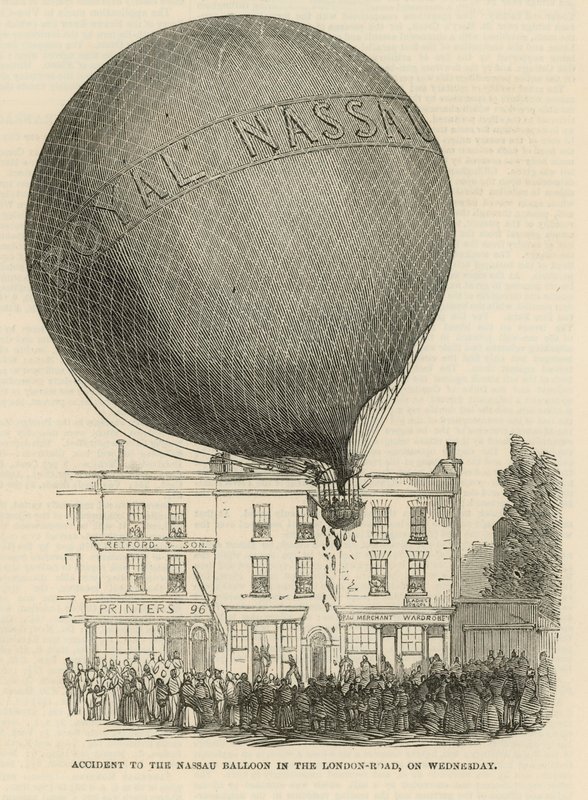 Baleset a Nassau ballonnal alkotó: English School