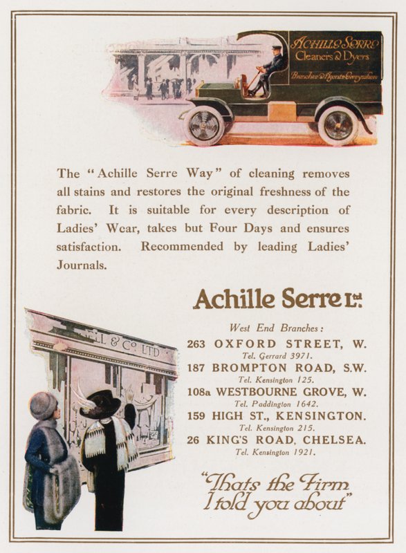 Achille Serre, tisztítók és festők alkotó: English School