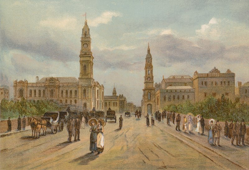 Adelaide, Dél-Ausztrália fővárosa alkotó: English School