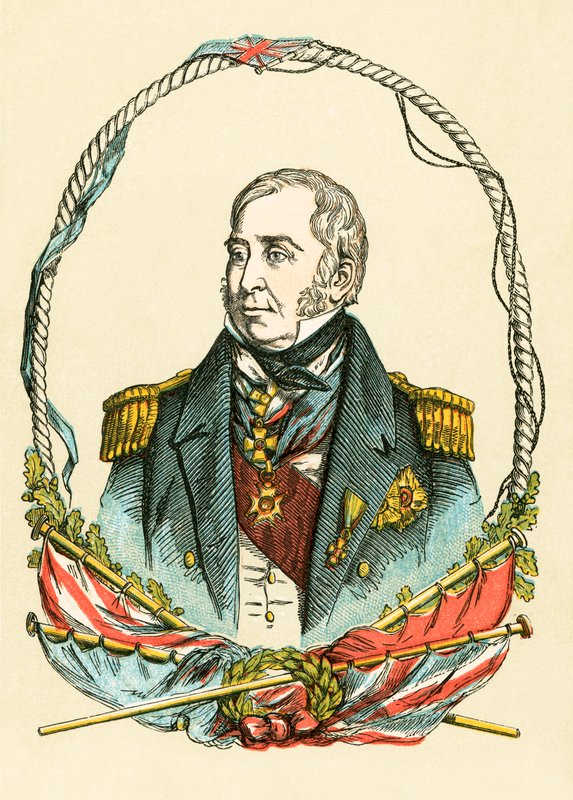 Sir Charles Napier admirális alkotó: English School