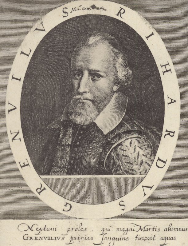 Sir Richard Grenville tengernagy alkotó: English School