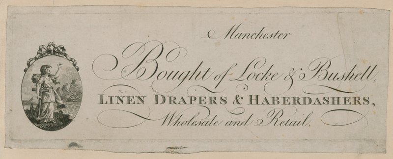 Vásárolt Locke & Bushell, Manchester hirdetés alkotó: English School