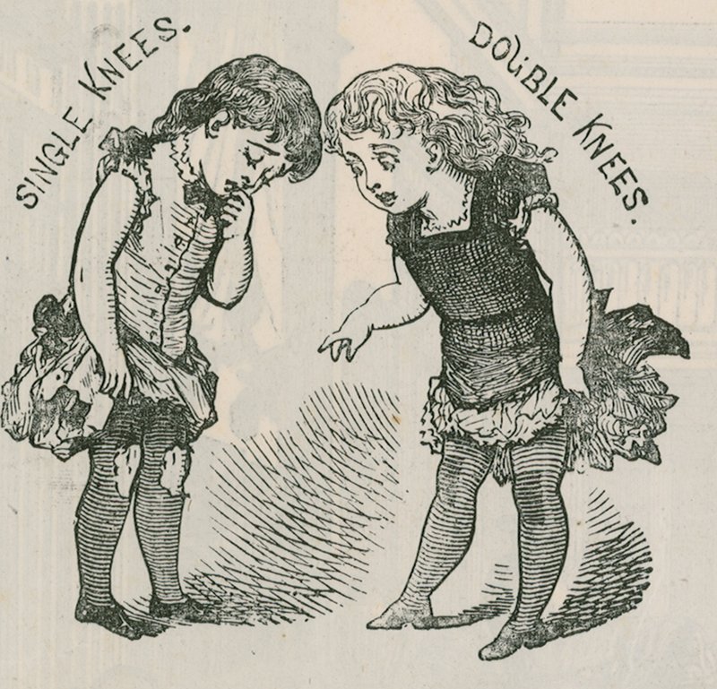 Gyermek dupla térdharisnya hirdetése alkotó: English School