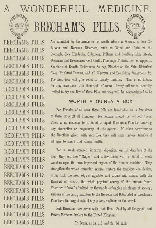 Reklám, Beecham