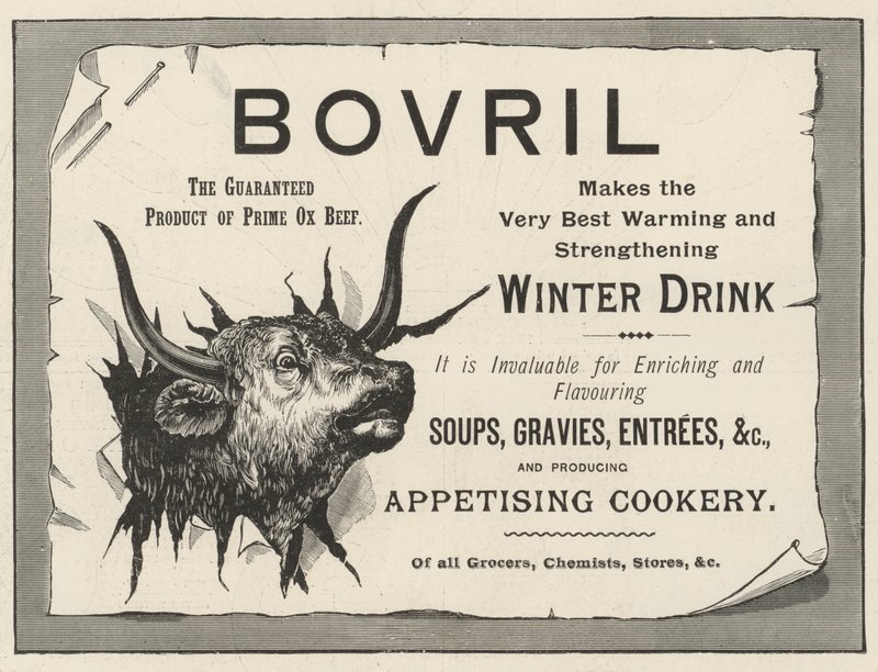 Reklám, Bovril (metszet) alkotó: English School