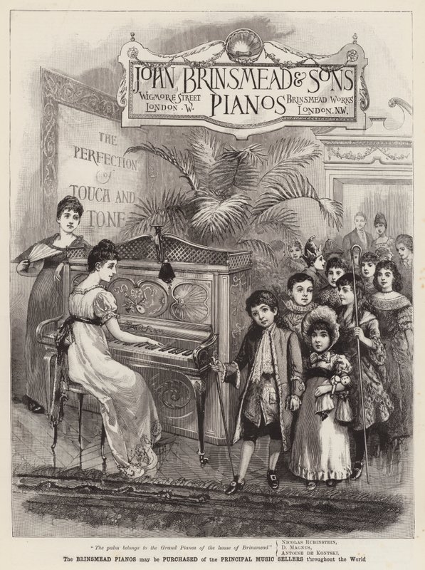 Reklám, Brinsmead Pianos alkotó: English School