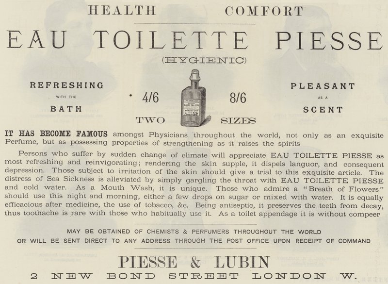Reklám, Eau Toilette Piesse alkotó: English School