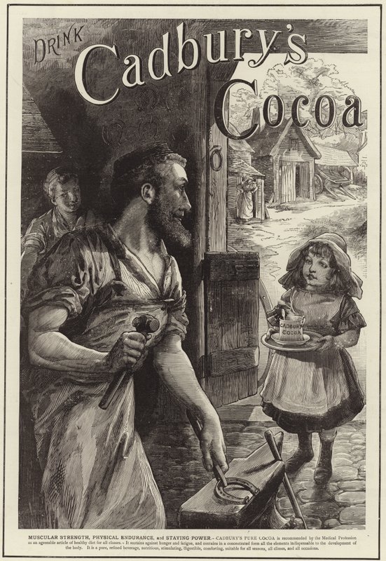 A Cadburys Drinking Cocoa reklámja alkotó: English School