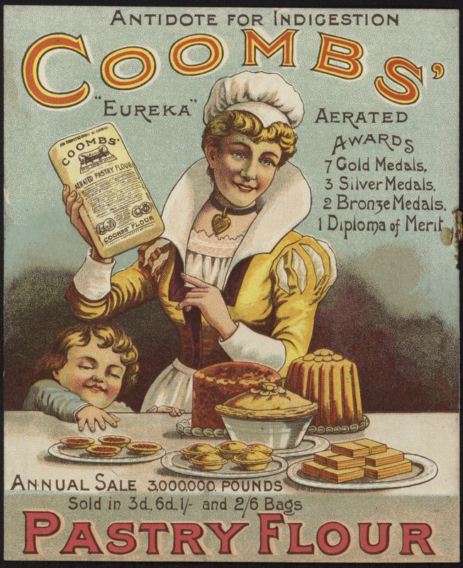 Coombs Pastry Flour reklámja alkotó: English School