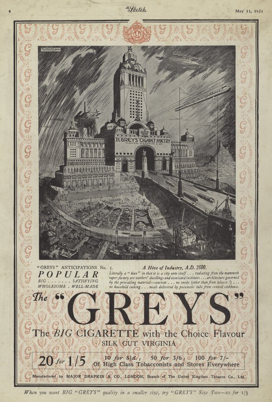 Grays cigaretta reklámja alkotó: English School