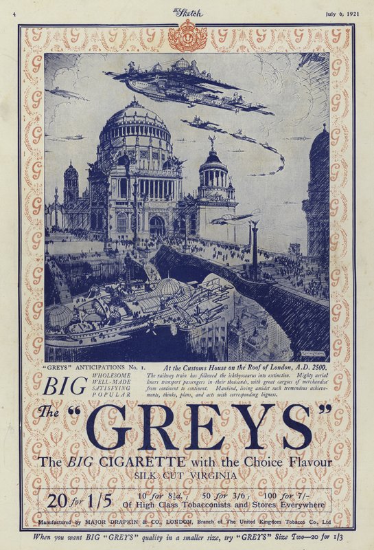 Grays cigaretta reklámja alkotó: English School