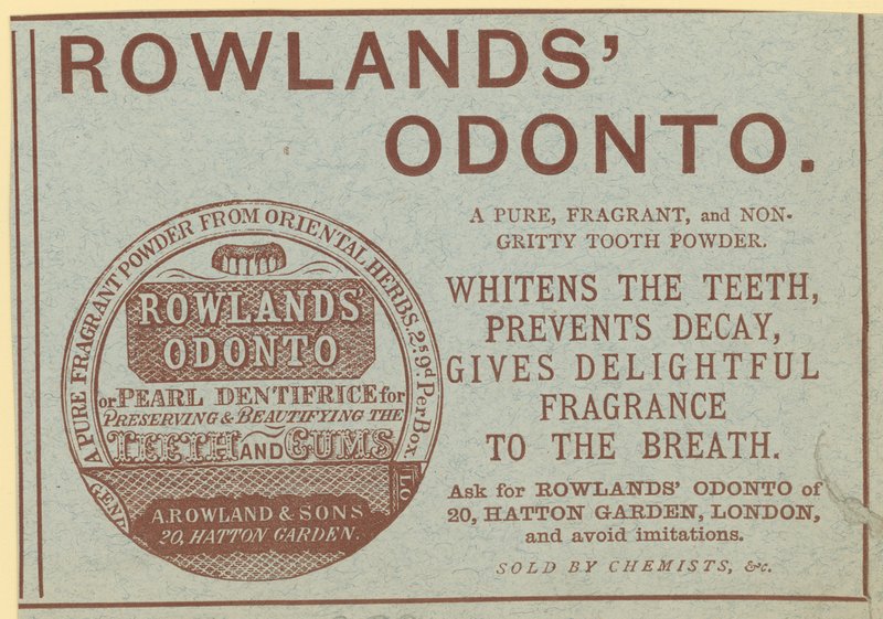 Rowlands Odonto reklámja alkotó: English School