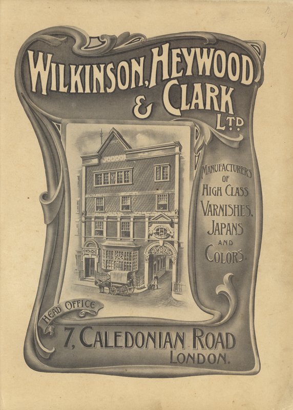 A Wilkinson, Heywood & Clark Ltd (litho) hirdetése alkotó: English School