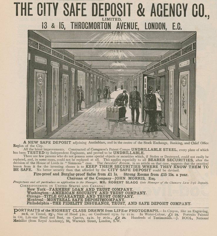 A City Safe Deposit & Agency Co Limited hirdetése alkotó: English School