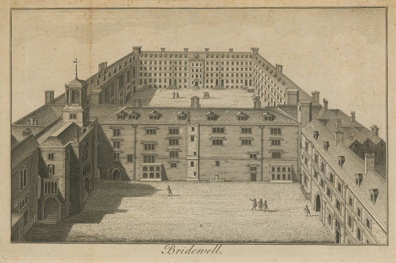 A Bridewell-palota légi felvétele alkotó: English School