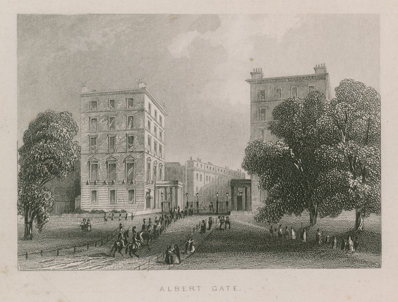 Albert Gate, Kensington Park, London alkotó: English School