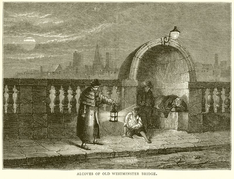 Az Old Westminster Bridge fülkéi alkotó: English School