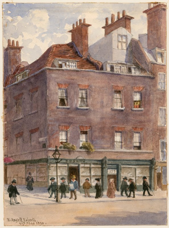 Aldersgate Street, London, 1890. május 27. (wc papíron) alkotó: English School