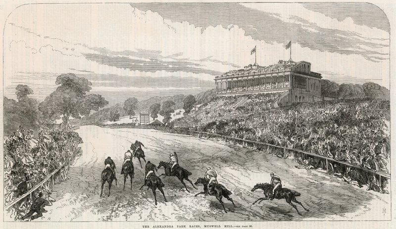 Alexandra Park Races, Muswell Hill alkotó: English School