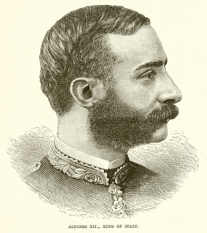 XII. Alfonz, Spanyolország királya alkotó: English School