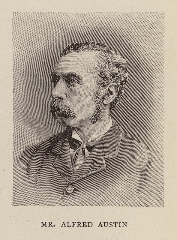 Alfred Austin, angol költő (metszet) alkotó: English School