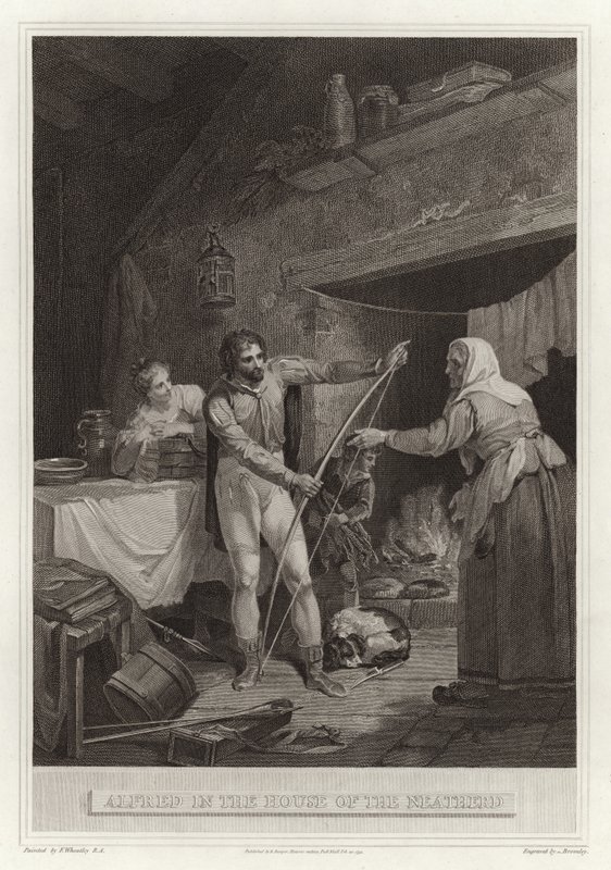 Alfred a hollandok házában alkotó: English School