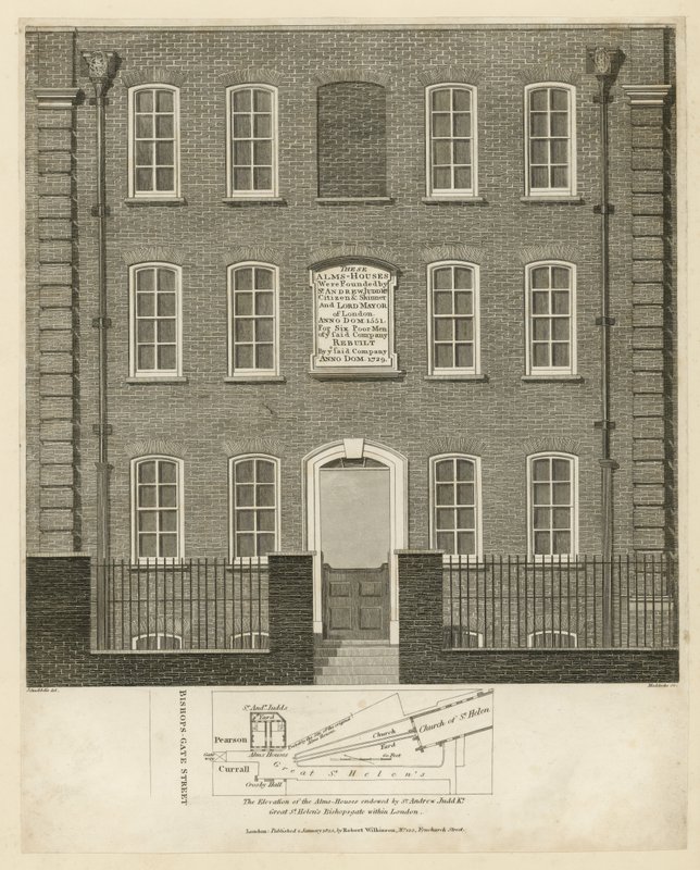 Alms Houses, Bishopsgate alkotó: English School