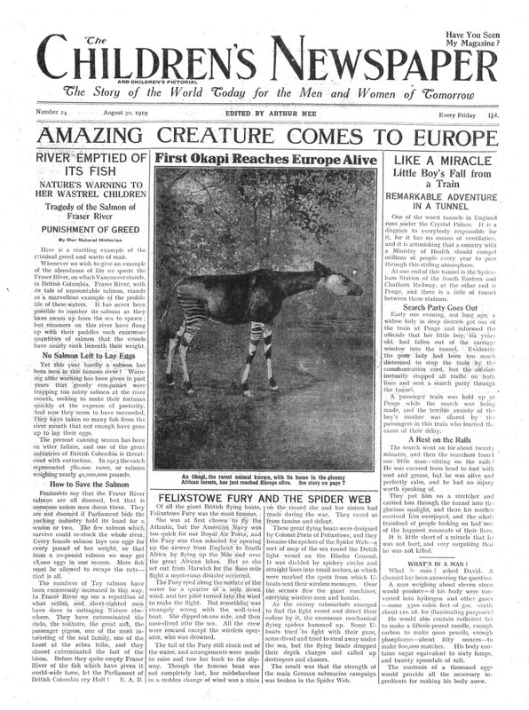 Amazing Creature Comes to Europe, "The Children