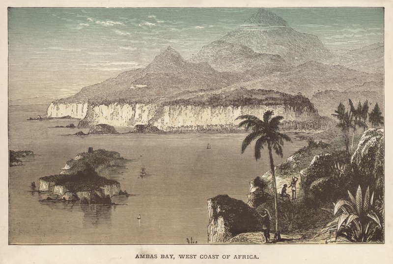Ambas Bay, Afrika nyugati partja (színes metszet) alkotó: English School