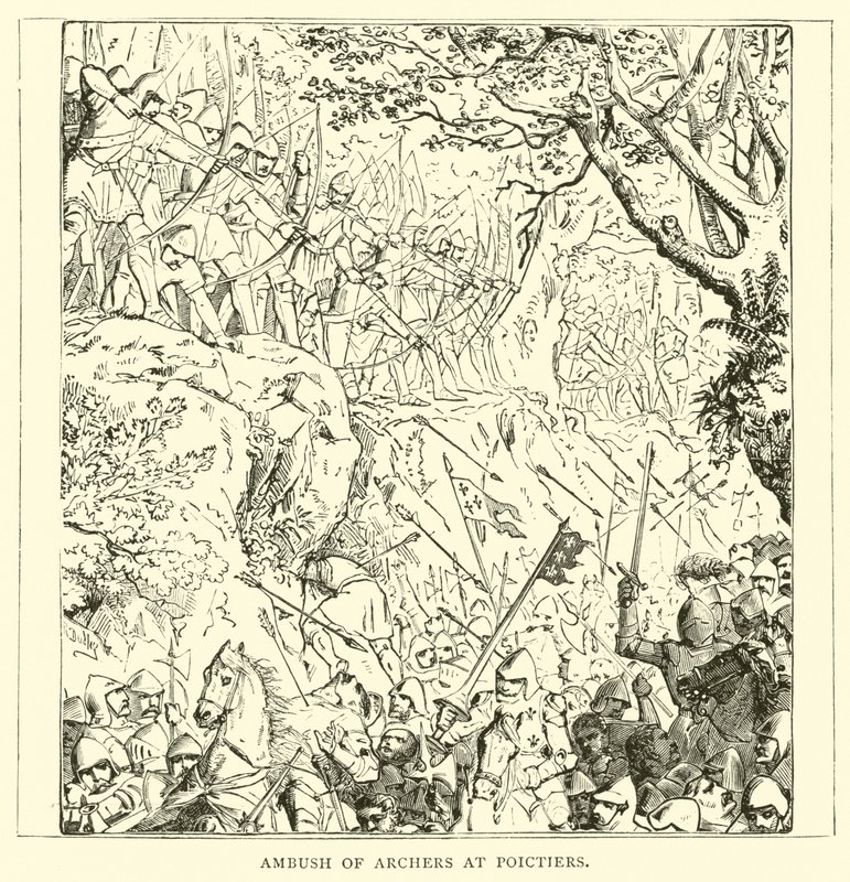 Íjászok leséből Poictiers alkotó: English School