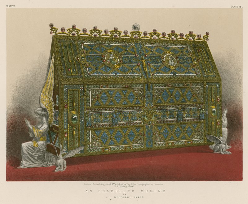 Zománcozott szentély, F. J. Rudolphi, Párizs alkotó: English School