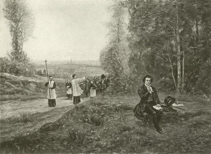 Egy anekdota Beethovenről (mélynyomás) alkotó: English School