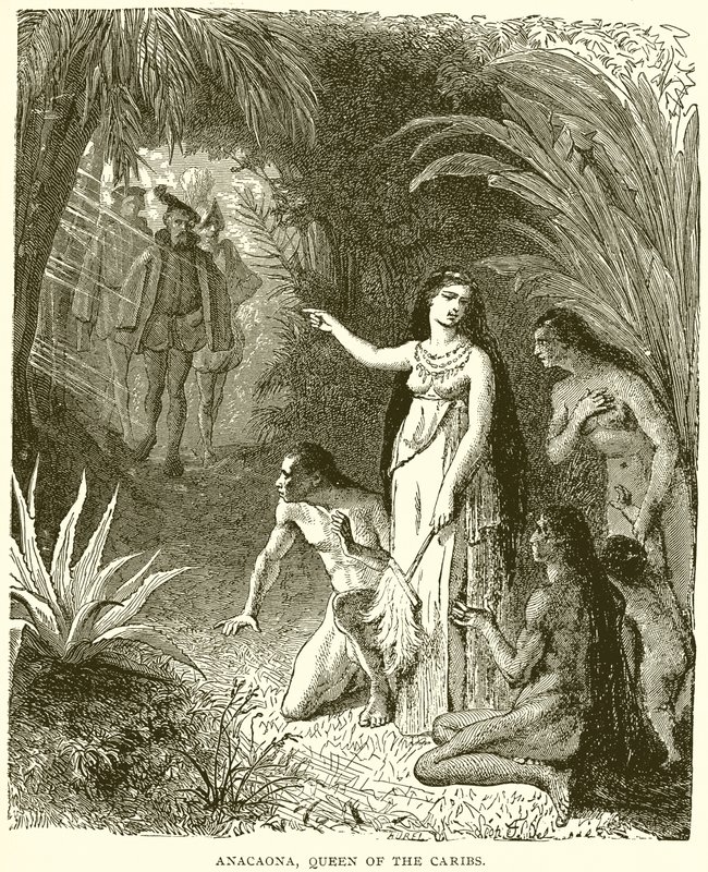 Anacaona, a karibok királynője alkotó: English School
