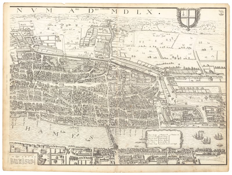 Ősi London. East Sheet alkotó: English School