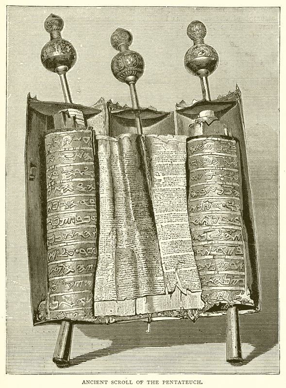 Ősi Pentateuch-tekercs alkotó: English School