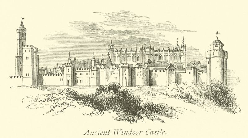 Ősi windsori kastély alkotó: English School