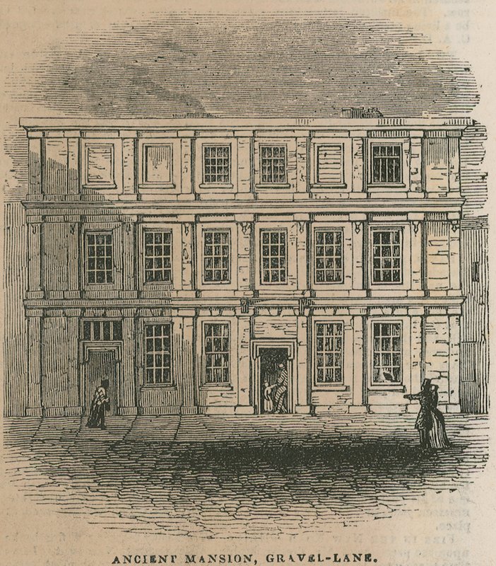 Ősi kastély, Gravel Lane, London alkotó: English School