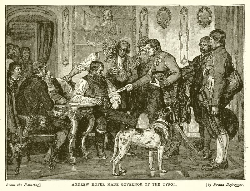 Andrew Hofer lett Tirol kormányzója alkotó: English School