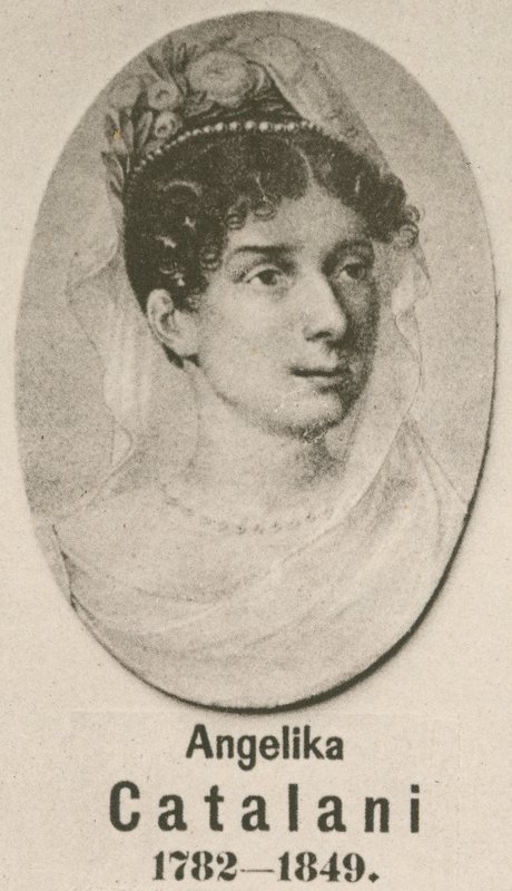 Angelika Catalani (metszet) alkotó: English School