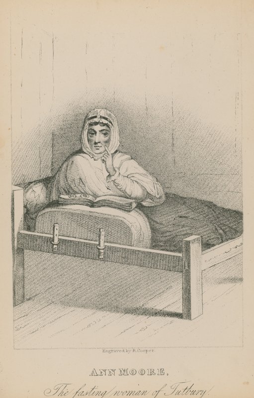 Ann Moore, a tutburyi böjtölő nő alkotó: English School
