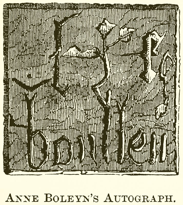 Anne Boleyns autogram alkotó: English School