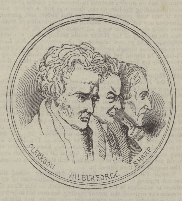 Anti Slavery, Clarkson, Wilberforce, Sharp alkotó: English School