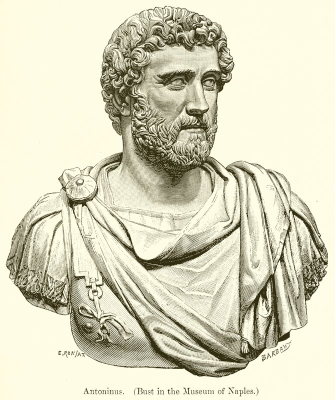 Antoninus. (mellszobor a nápolyi múzeumban) alkotó: English School
