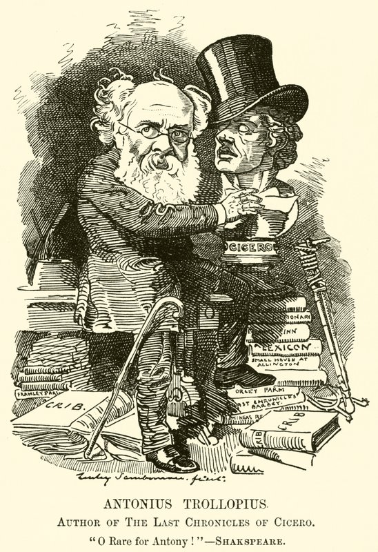 Antonius Trollopius, Cicero utolsó krónikái szerzője (metszet) alkotó: English School