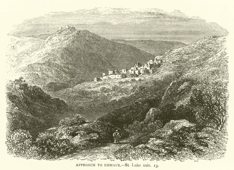Emmaus megközelítése, Szent Lukács, xxiv alkotó: English School