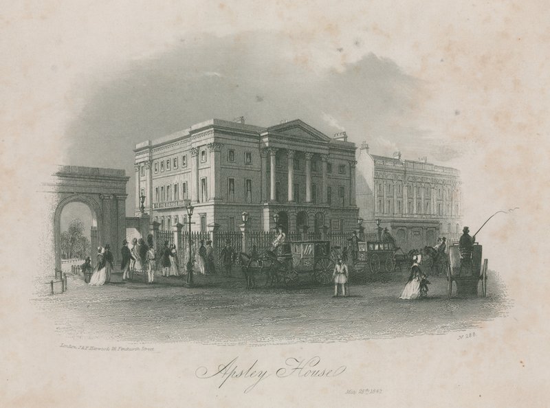 Apsley ház, Hyde Park Corner, London alkotó: English School