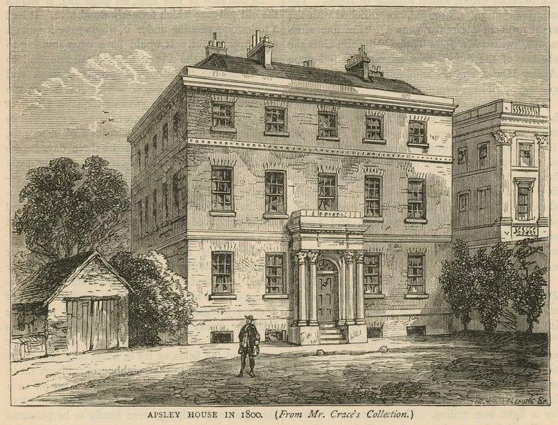 Apsley House, Hyde Park, London, 1800-ban alkotó: English School
