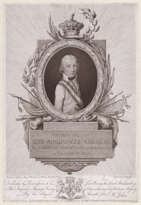 Károly főherceg, Teschen hercege, osztrák katona alkotó: English School