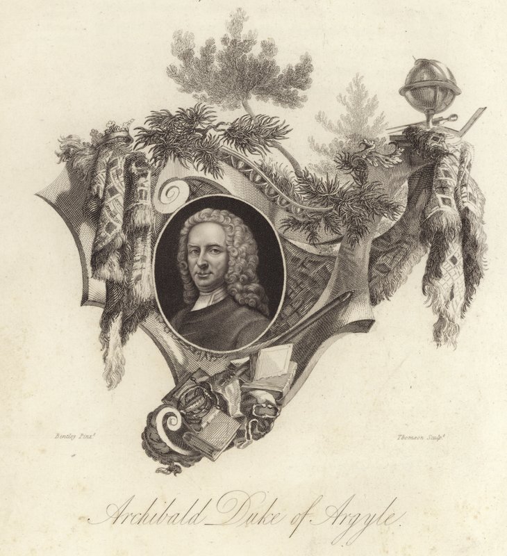 Archibald Campbell, Argyll harmadik hercege, skót politikus, ügyvéd és katona (metszet) alkotó: English School