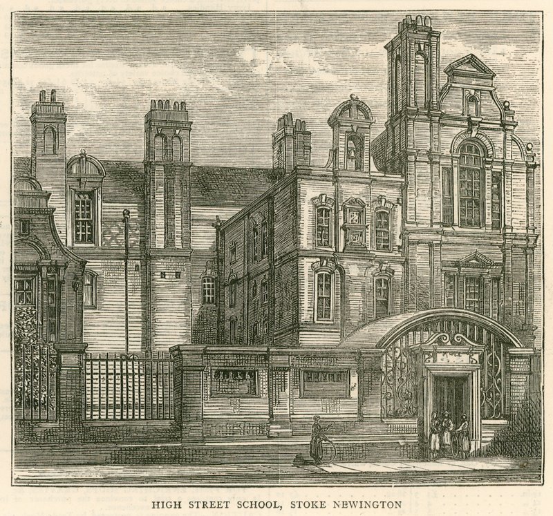 A London School Board felépítése: High Street School, Stoke Newington, London alkotó: English School